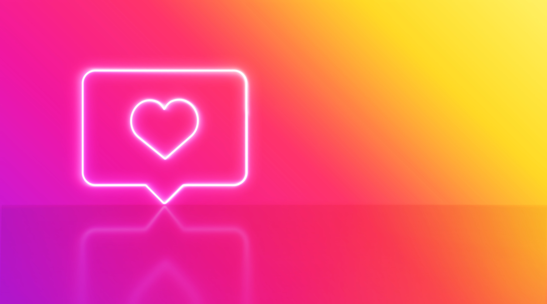 Icon like heart on instagram. Social media concept.